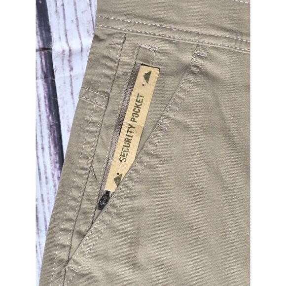 Weatherproof Commuter Pants Men's 38W-30L Khaki Stretch, Elastic Waist - Picture 5 of 9